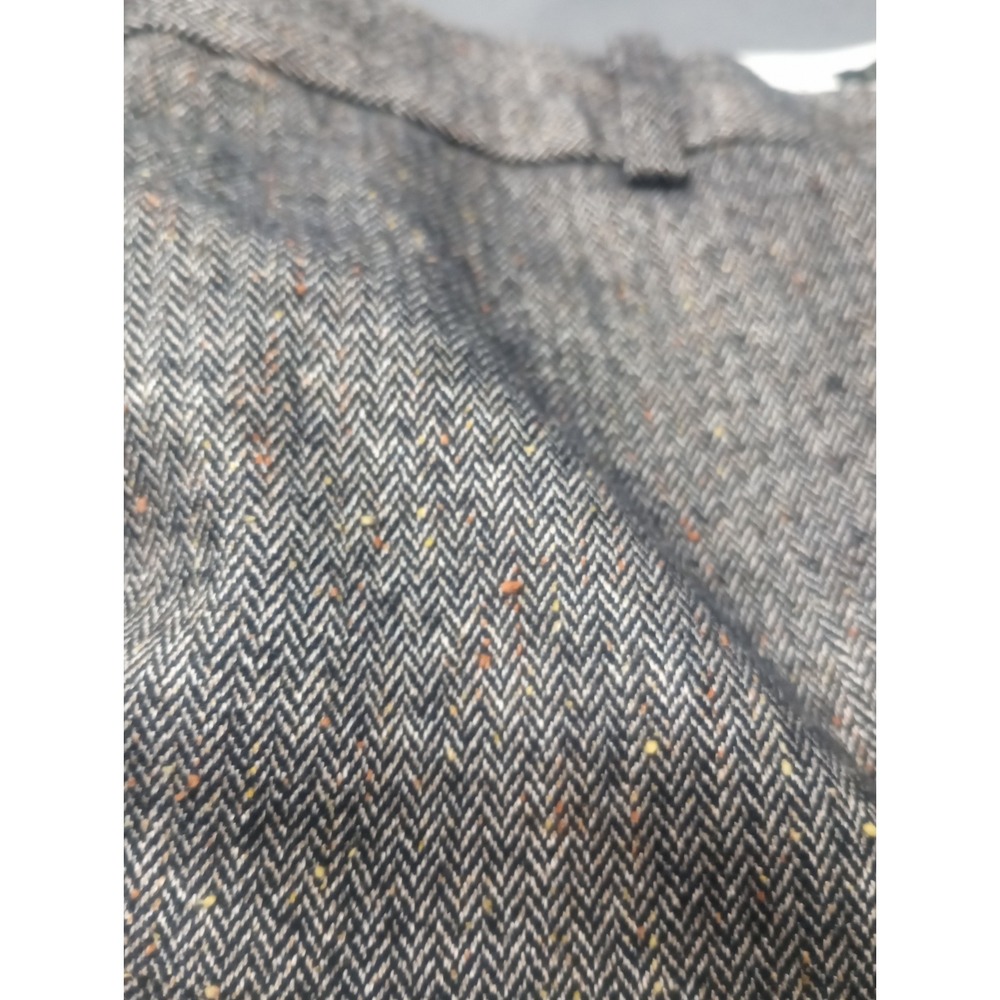 Talbots Petite Trousers Raleigh Herringbone Tweed Wool Blend Womens 14P Lined - Picture 10 of 10